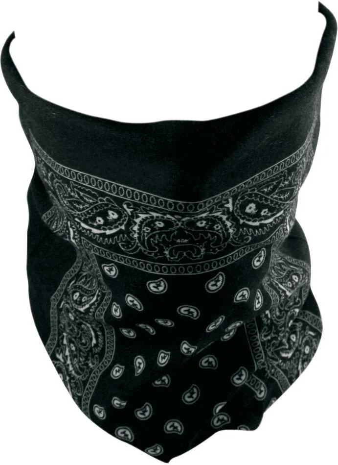 MOTLEY TUBE™ PAISLEY BLACK ALL WEATHER ONE SIZE