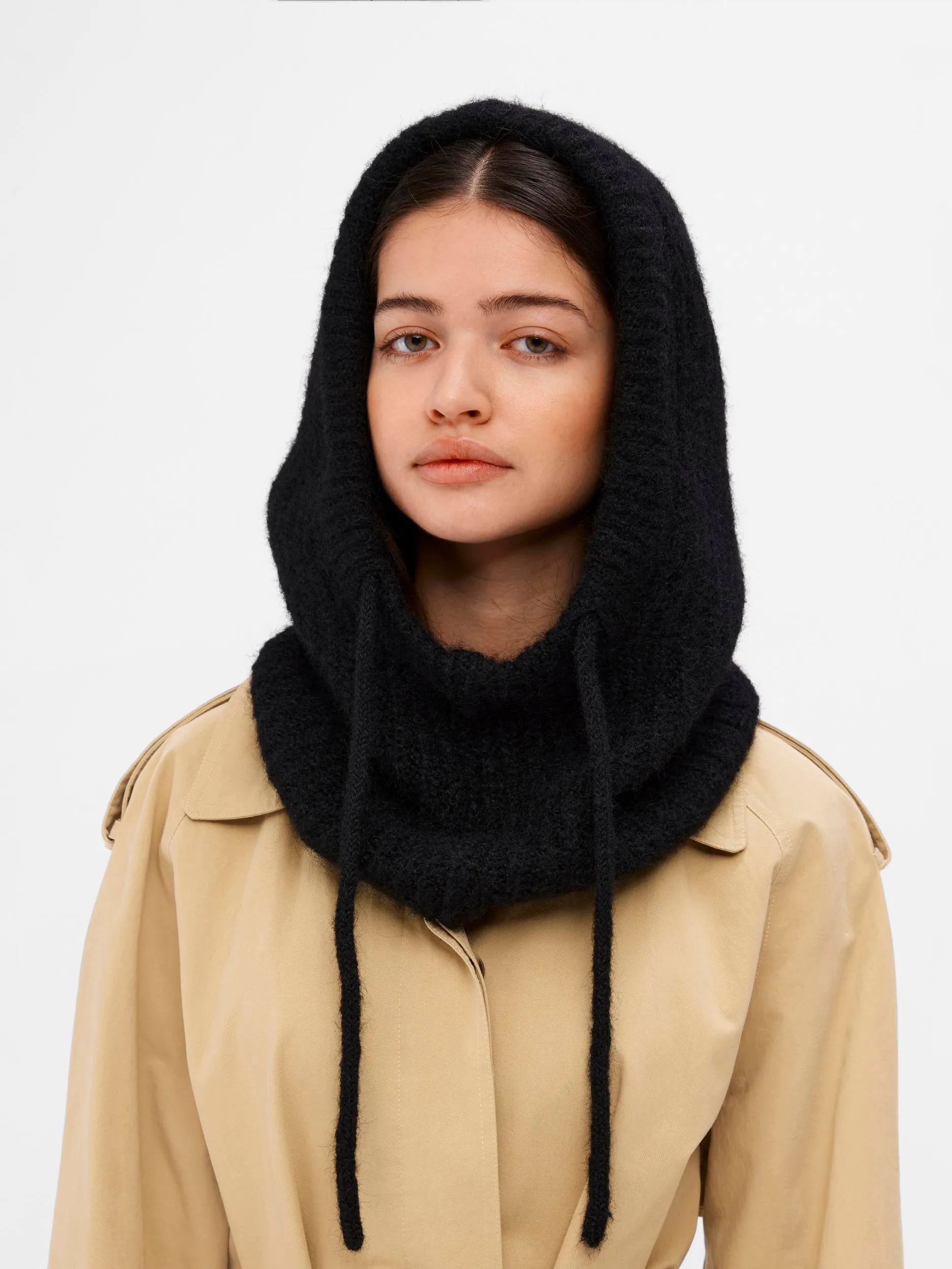 Object Objmilu Knit Balaclava - Black