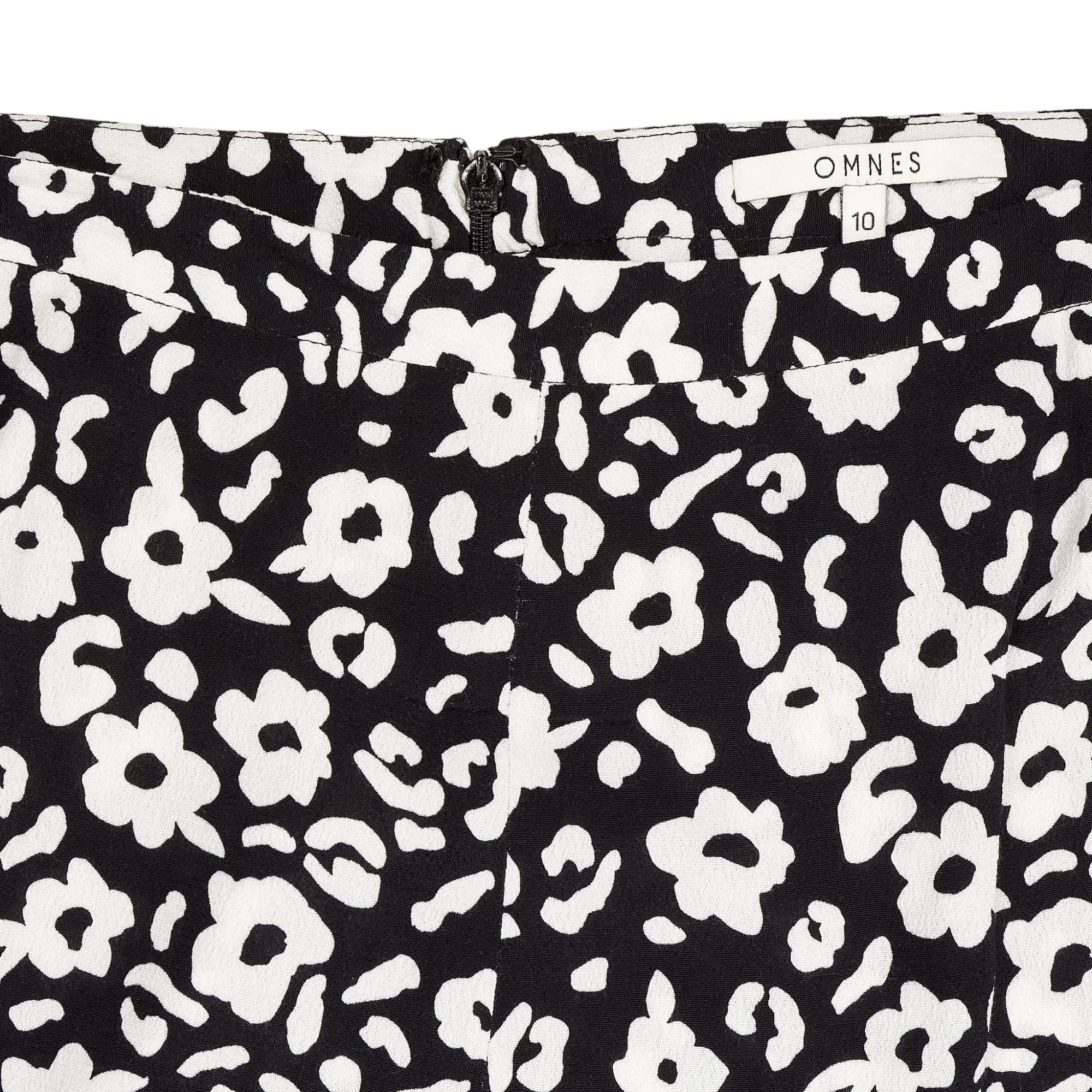 Omnes Black White Floral Culottes