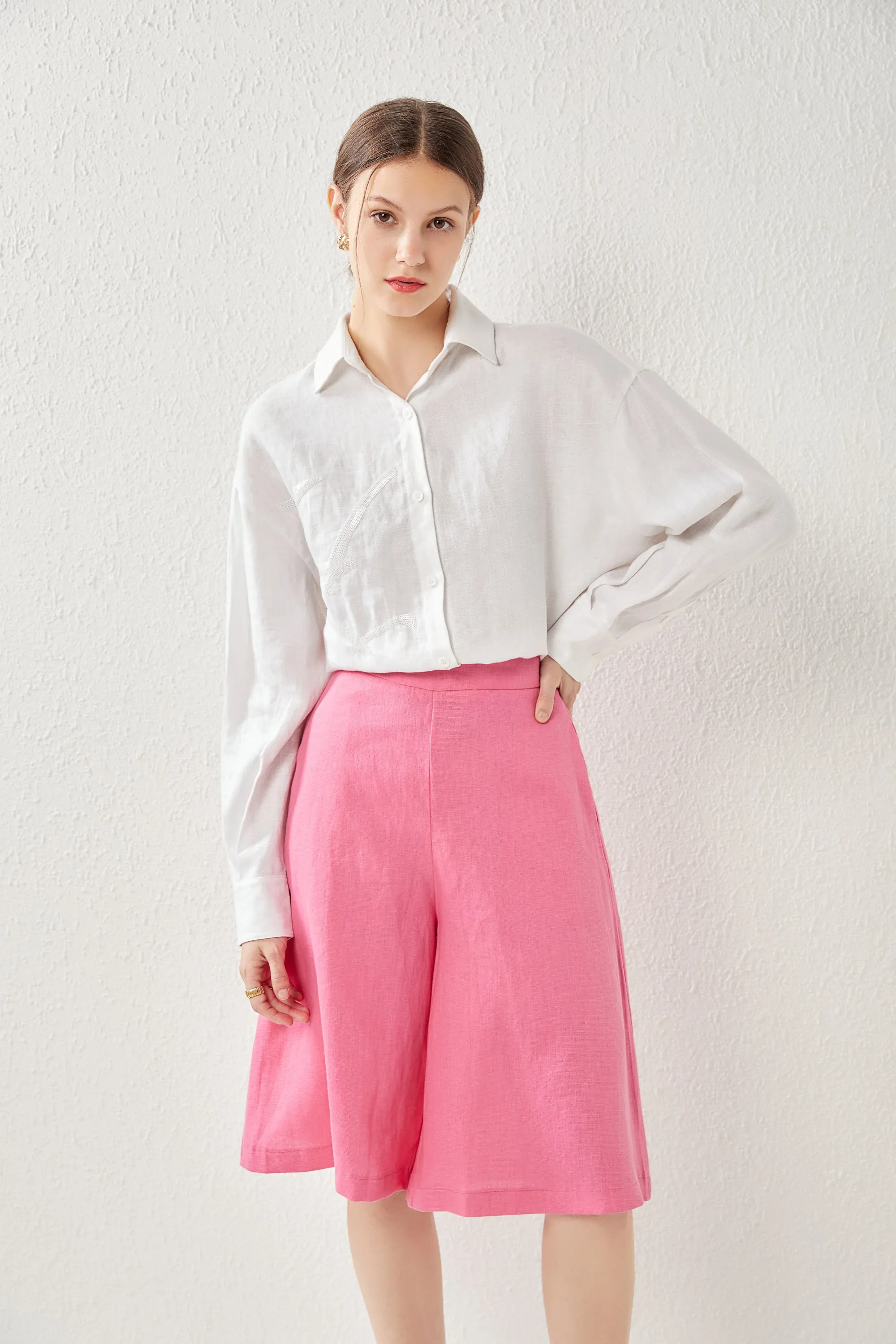 Pink-A-Boo Wide leg Culottes