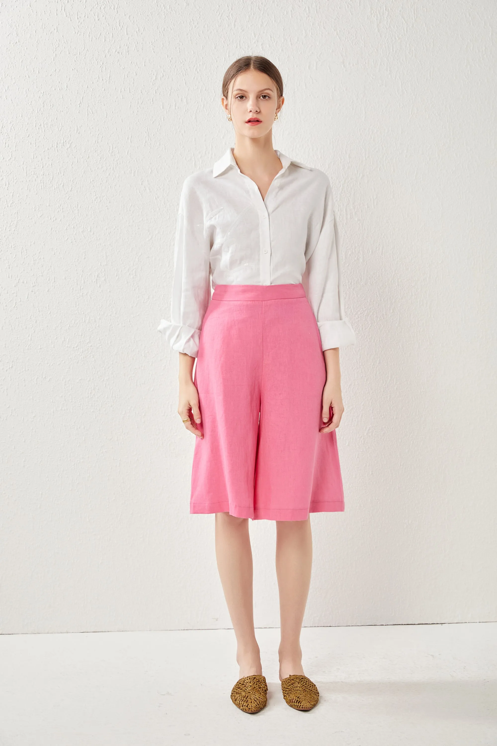 Pink-A-Boo Wide leg Culottes