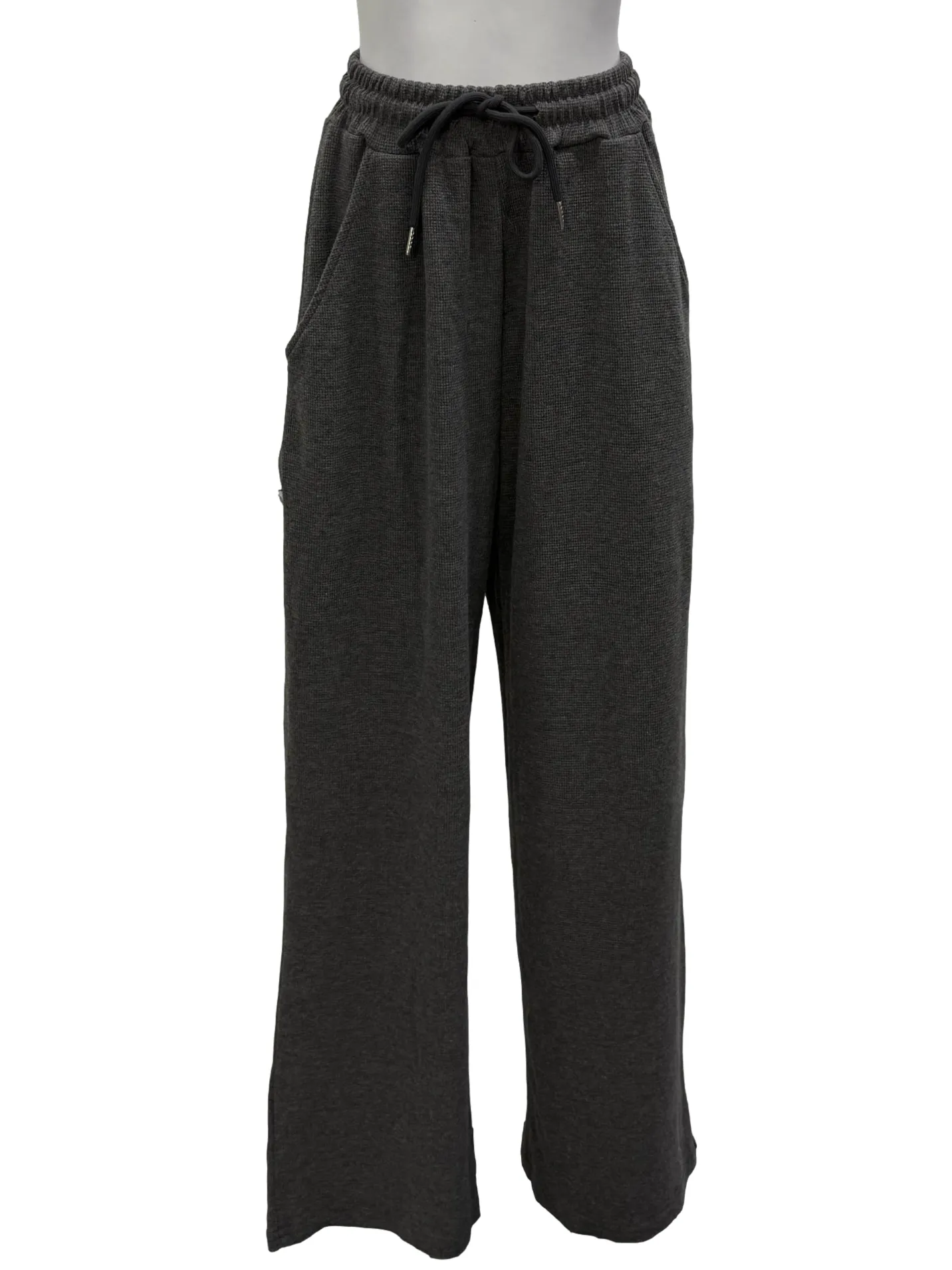 Porpoise Grey Waffle Pants