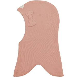 Racing Kids Dusty Rose Rund Balaclava With Bow