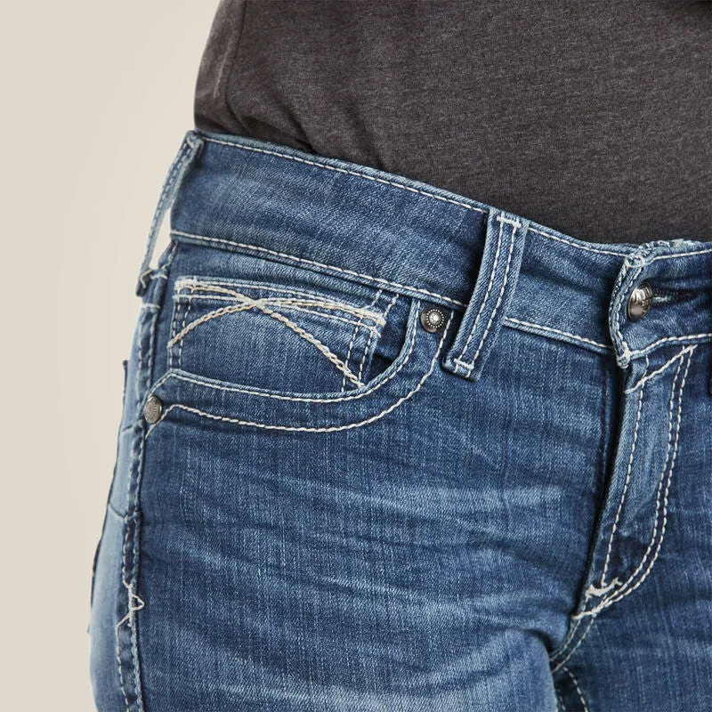 R.E.A.L. Mid Rise Icon Stackable Straight Leg Jean