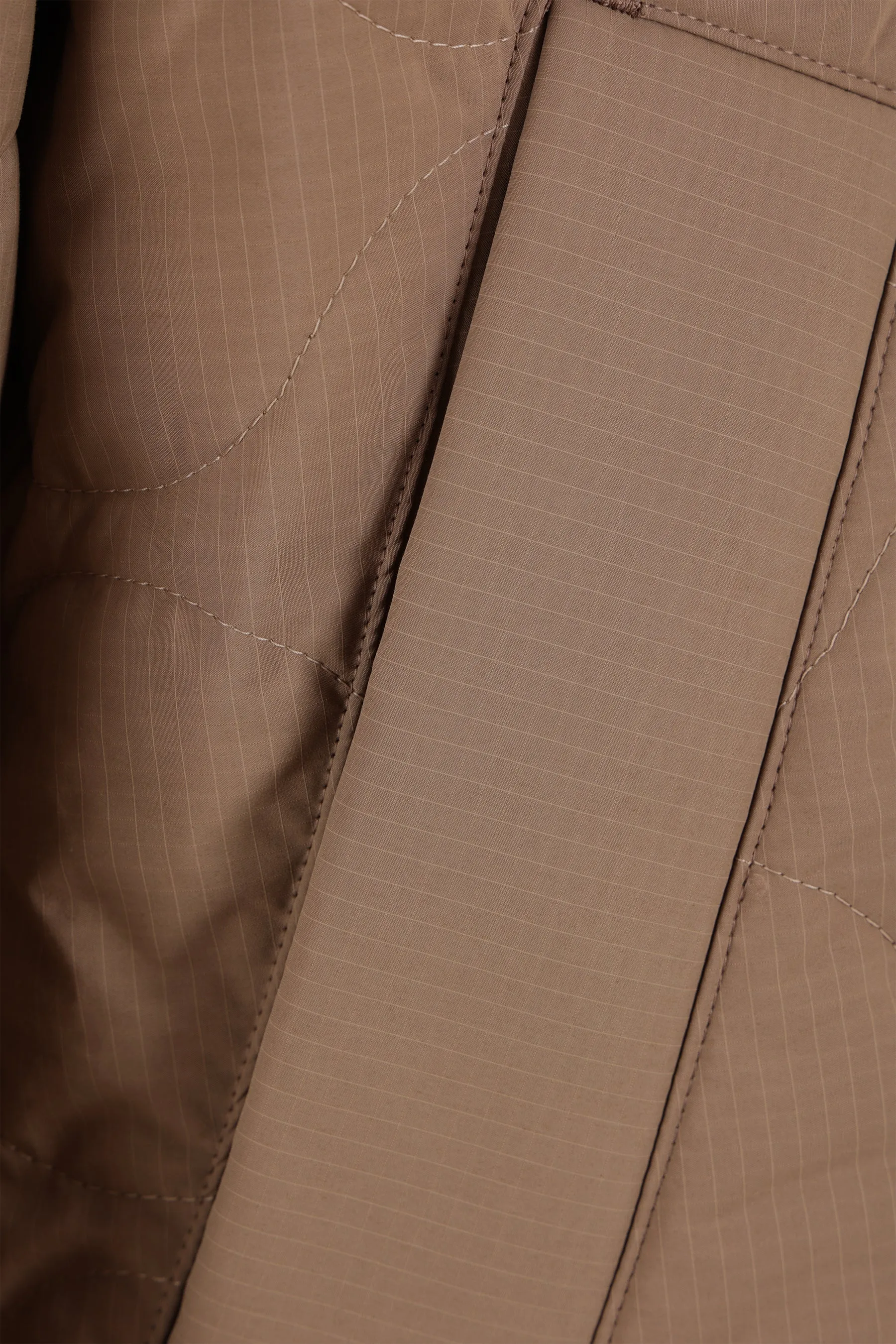 Ripstop Overlay Nylon Overcoat