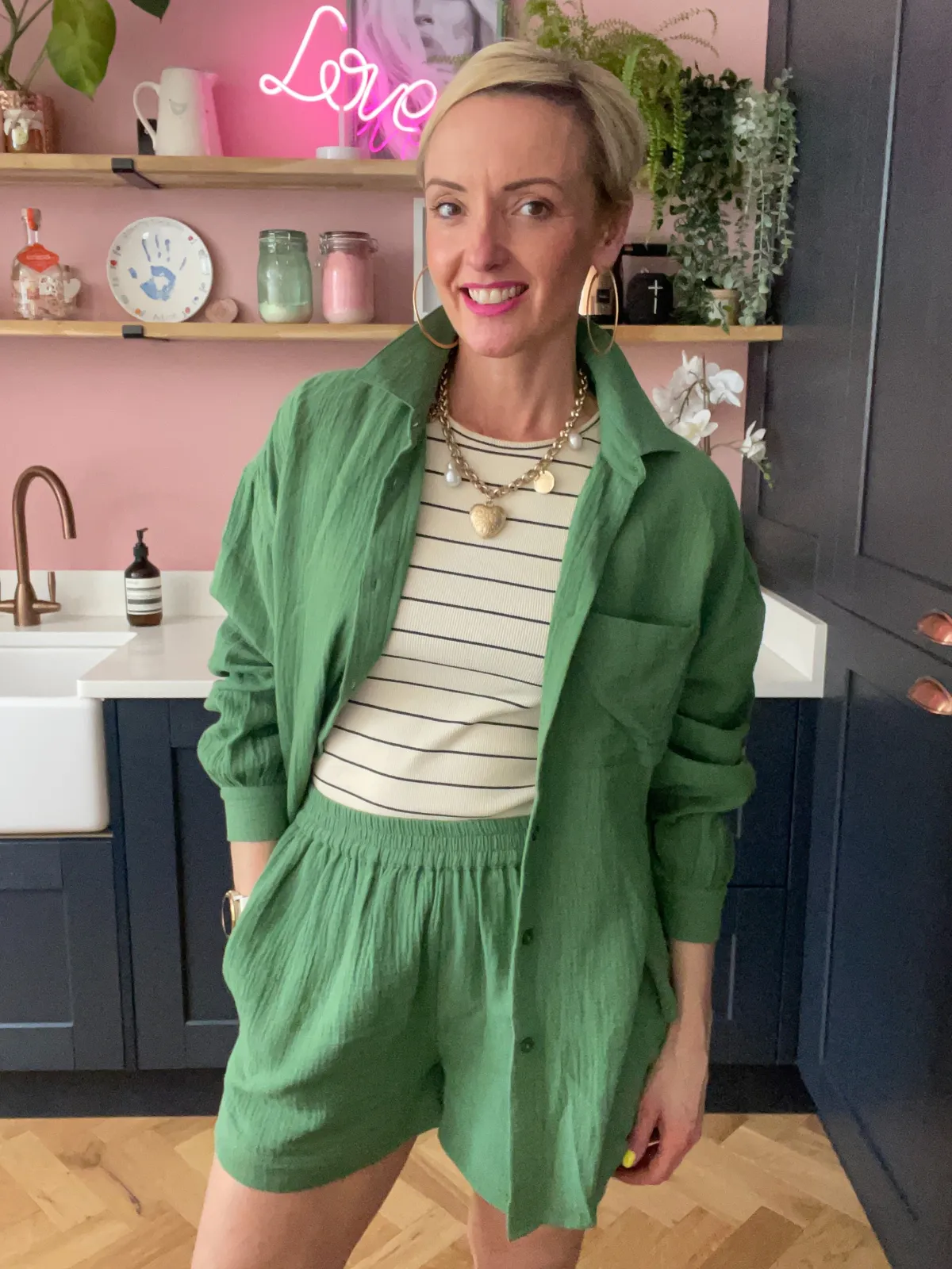 Shirt, Shorts & Culottes Bundle - Deborah, Jenny & Maisie - Green