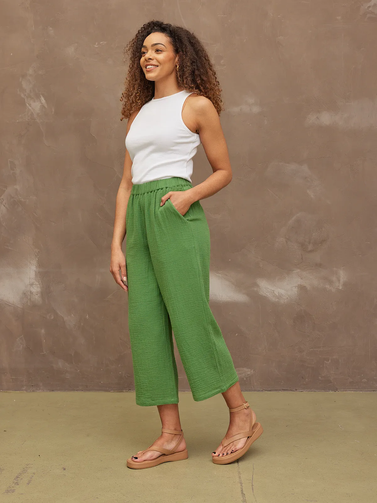 Shirt, Shorts & Culottes Bundle - Deborah, Jenny & Maisie - Green