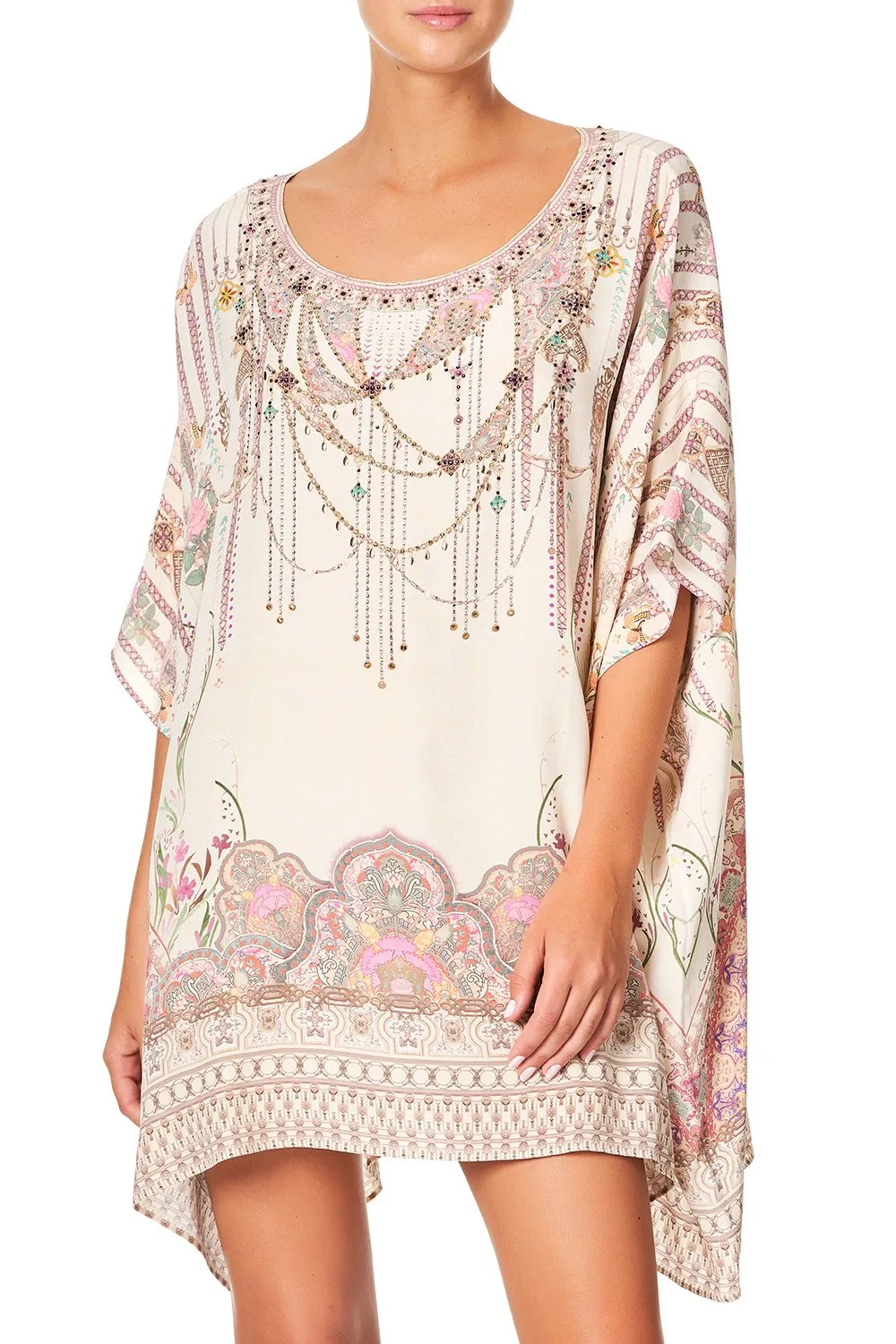 SHORT ROUND NECK KAFTAN GOLDEN AGE