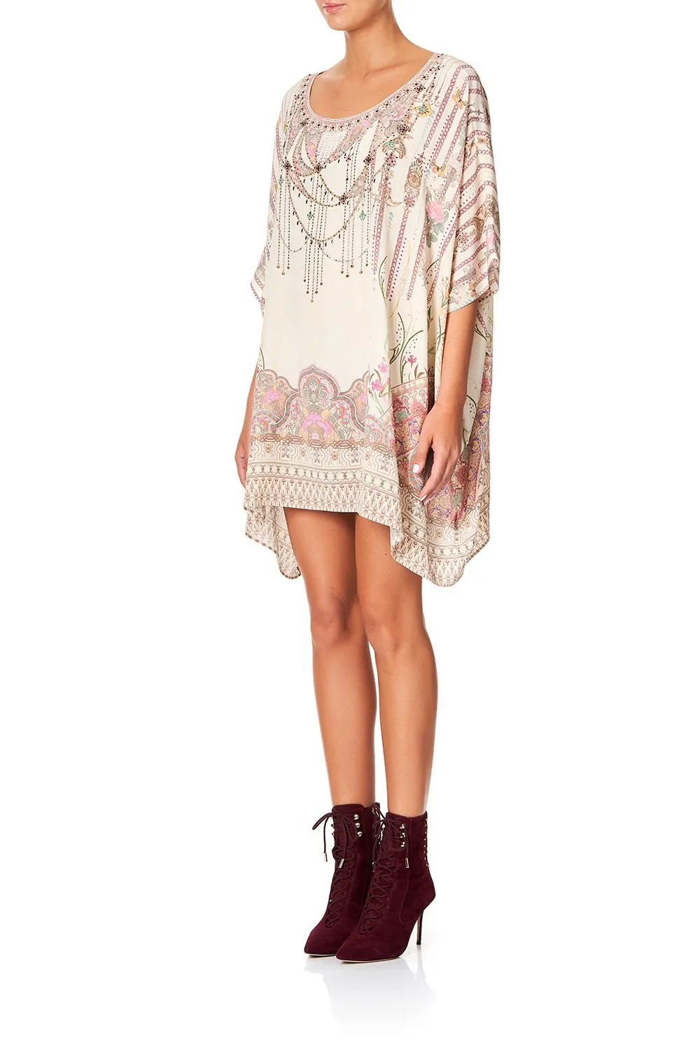 SHORT ROUND NECK KAFTAN GOLDEN AGE
