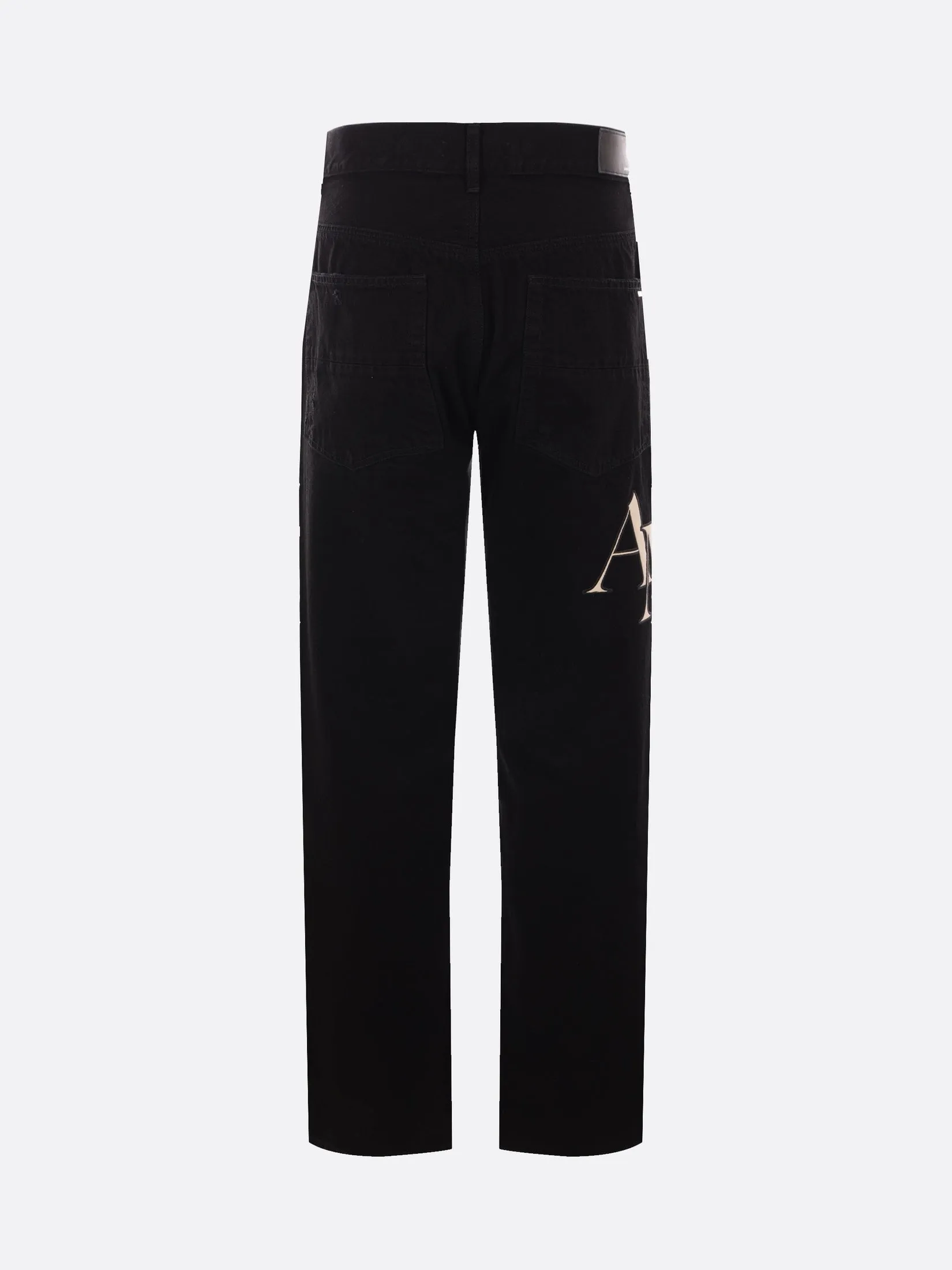 Staggered Logo Denim Jeans