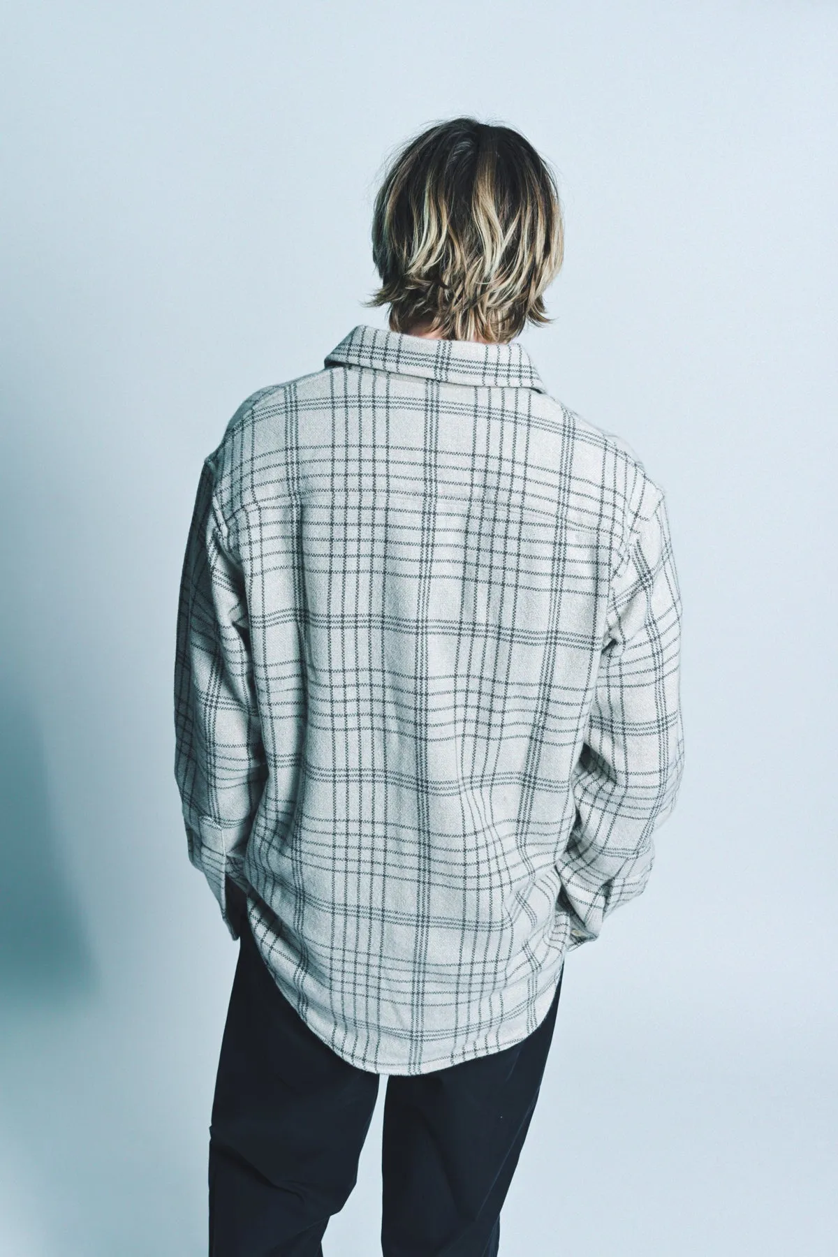 THE ELDER STATESMAN | SABLE PLAID OVERSHIRT