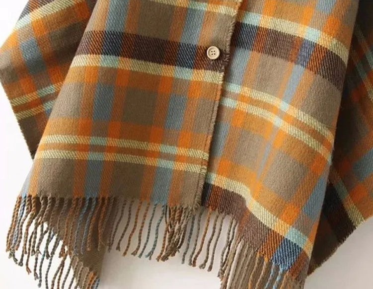 Top Quality Ladies Casual Winter Poncho
