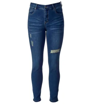 Vassalli JEAN WRIPPED BLUE DENIM | V5807