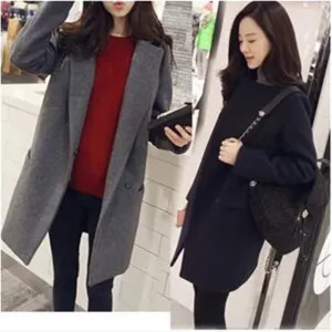 Women's Autumn Woolen Overcoat