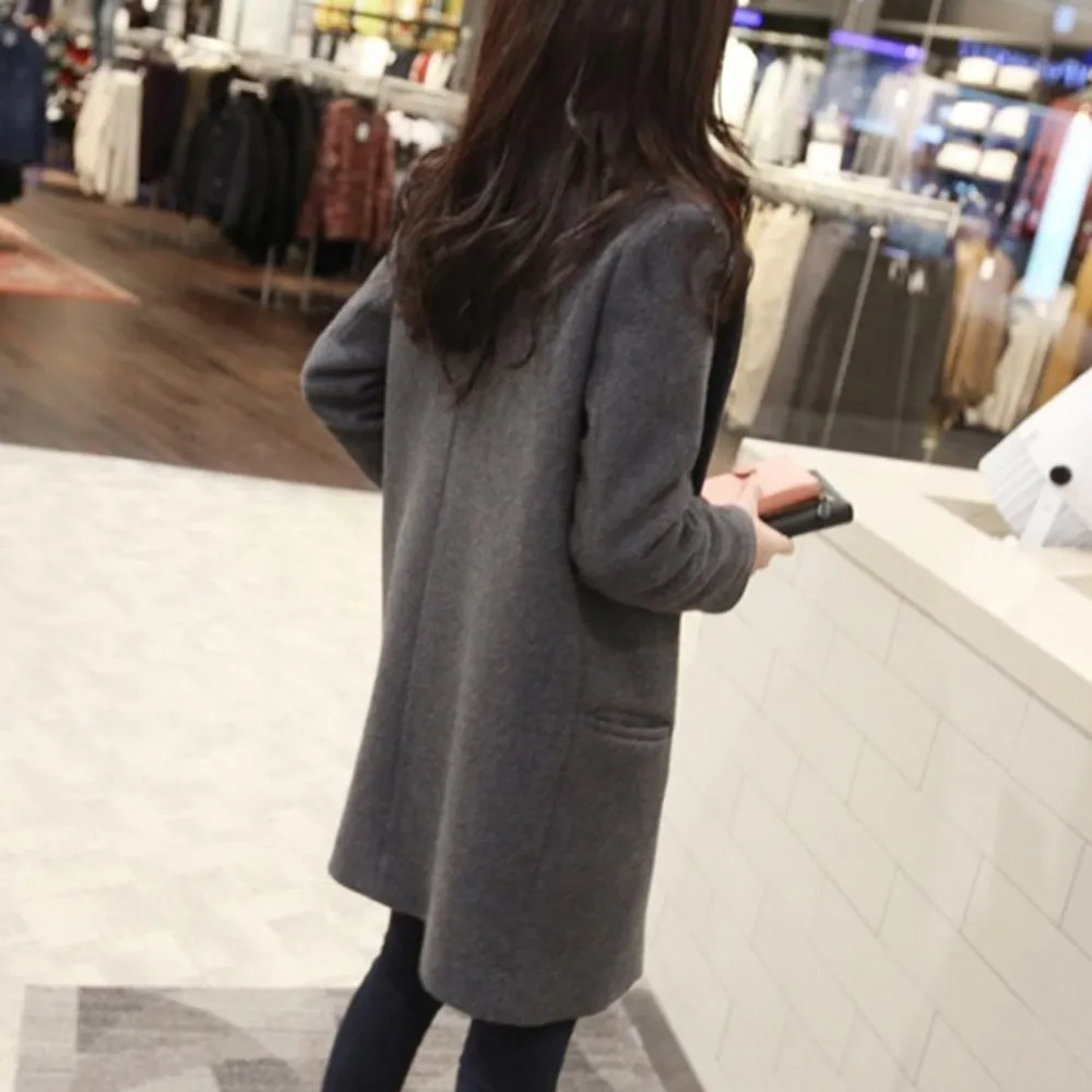 Women's Autumn Woolen Overcoat