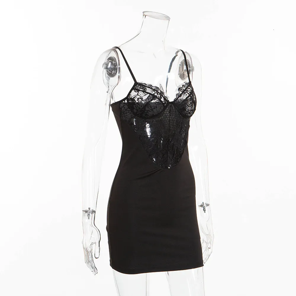 Women's Summer Casual Sheath Lace V-Neck Dress
