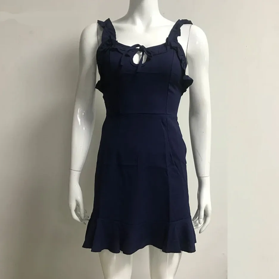 Women's Summer Mini Backless A-Line Dress