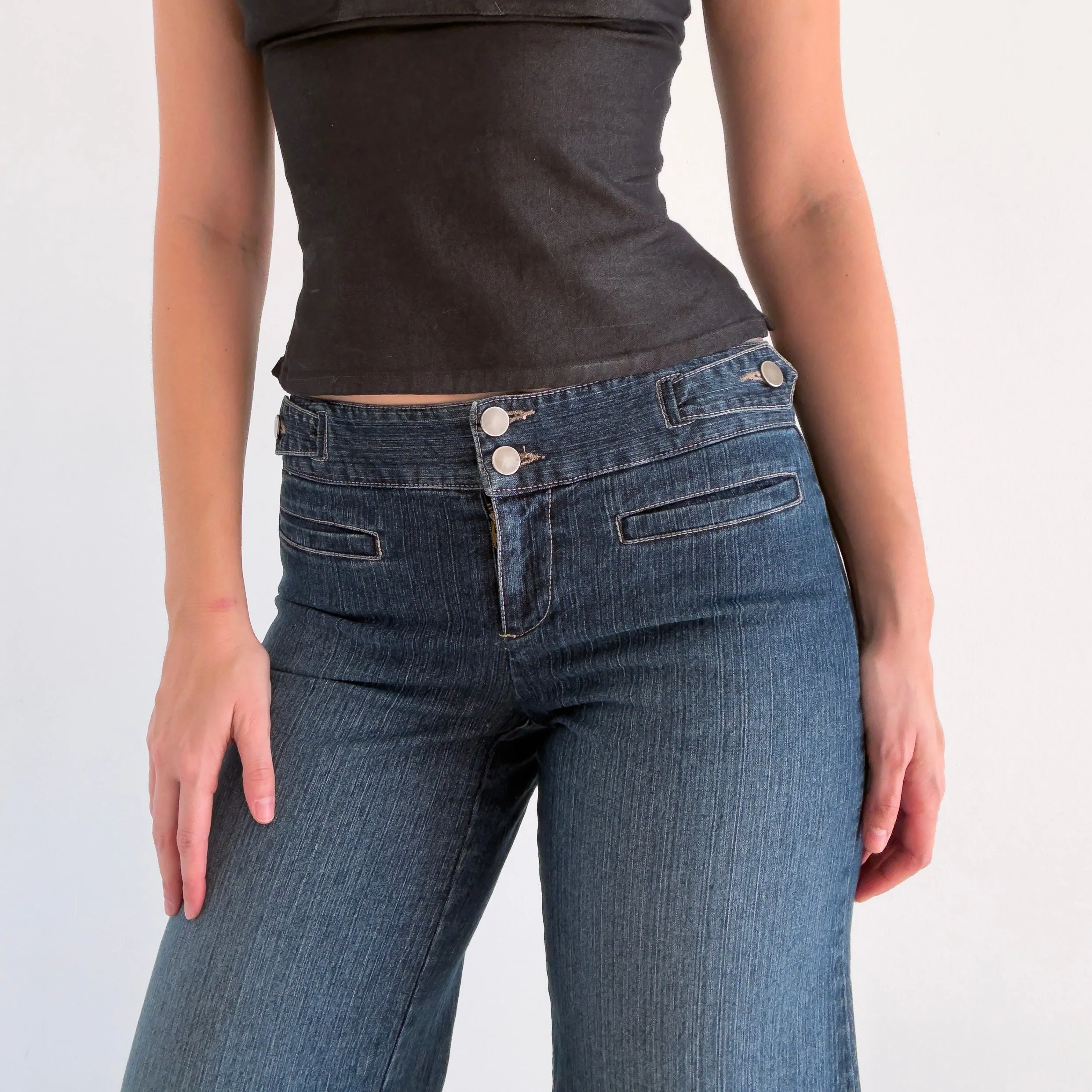 Y2K Laundry Denim Culottes / SZ 4
