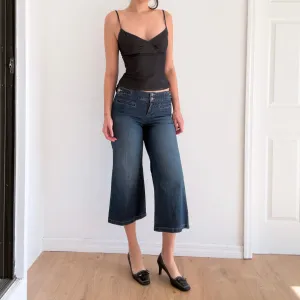 Y2K Laundry Denim Culottes / SZ 4
